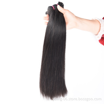 YS New Arrival Cuticle Aligned 100% Raw Virgin Human Hair Bundle, Virgin Malaysian Super Double Drawn Virgin Human Hair